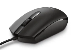 TRUST - BASI WIRED MOUSE Curvo ergonomico - Black