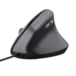 TRUST - BAYO II ERGONOMIC MOUSE 2 Direzioni, rotella di scorrimento - Nero
