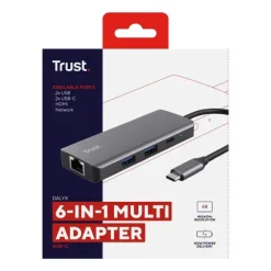 Trust - Dalyx USB tipo-C 1000 Mbit/s Argento