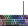 TRUST - GXT867 ACIRA 60% Tastiera da Gaming, tasti Fn multifunzionali, RGB, Connessione USB, 16,8 milioni di colori,