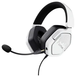 Trust GXT492W Carus cuffia Cablato A Padiglione Gaming Bianco