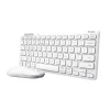 Trust - Lyra tastiera Mouse incluso RF senza fili + Bluetooth QWERTY Italiano - Bianco