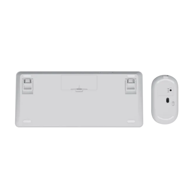 Trust - Lyra tastiera Mouse incluso RF senza fili + Bluetooth QWERTY Italiano - Bianco