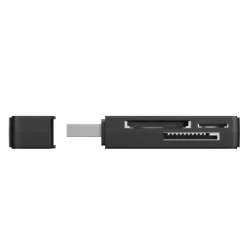 Trust NANGA lettore di schede USB 3.2 Gen 1 (3.1 Gen 1) Type-A Nero