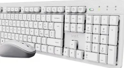 Trust - Ody II Set Tastiera e Mouse Wireless Silenziosi Italiano QWERTY