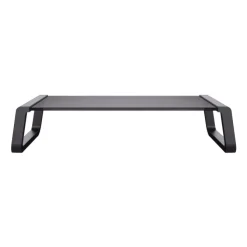 TRUST - Supporto per monitor MONTA GLASS MONITOR STAND, piastra superiore in vetro temperato, max 10 kg - Nero