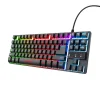 Trust Thado TKL – Tastiera sostenibile compatta LED multicolore