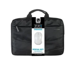 TUCANO - BORSA PER PC + MOUSE - NERO