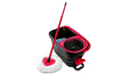 Vileda Lavapavimenti Turbo Smart, Microfibra In Poliestere Con Sistema A Pedale, ‎Standard