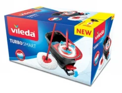 Vileda Lavapavimenti Turbo Smart, Microfibra In Poliestere Con Sistema A Pedale, ‎Standard