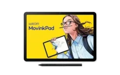 Wacom MovinkPad 11 Tavoletta Grafica, tablet Android 14 (11″) per giovani creativi, con Wacom Pro Pen 3, display nitido, vetro opaco, fotocamere fronte/retro e app creative preinstallate