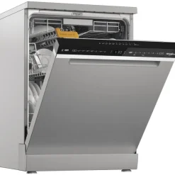 Whirlpool W8F HS61X, Lavastoviglie MaxiSpace 60cm, classe A, 15 coperti, 41dBA, Inox