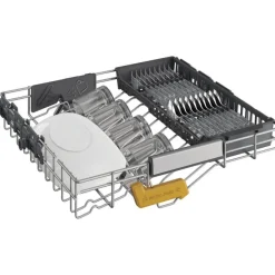 Whirlpool W8F HS61X, Lavastoviglie MaxiSpace 60cm, classe A, 15 coperti, 41dBA, Inox