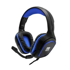 XTREME - BURIAN HEADSET PS5 Cuffia con microfono omnidirezionale, Archetto regolabile, lunghezza cavo 2 metri - Nero/Blu