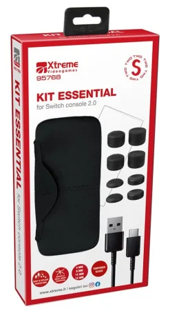 Xtreme - Kit Essential Xtreme 95768 per Nintendo Switch 2 - Nero