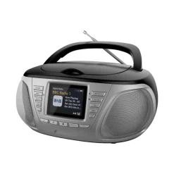 Xtreme ZT RADIO DAB CD BOOMBOX ZT DC015 Portatile Digitale Nero, Argento