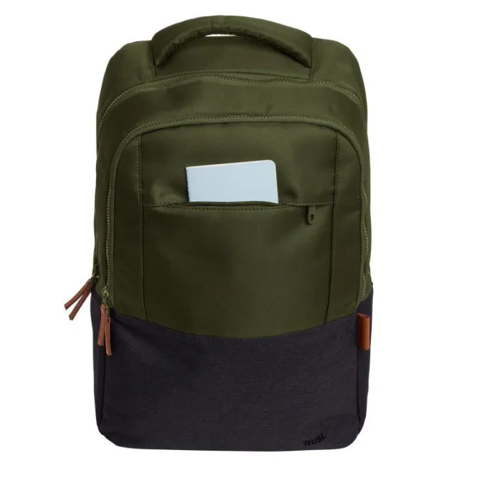 Zaino per laptop Trust Lisboa 16" ecosostenibile, capiente e resistente, 23L