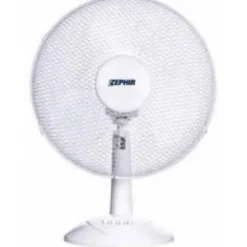 ZEPHIR - PBI40 Ventilatore a Piantana 45 Watt, 3 pale, 3 Velocità, 125 cm, Angolo di ventilazione regolabile - Bianco
