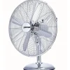 Zephir PF41CR - Ventilatore da tavolo, 3 velocità, 50 Watt, altezza 55 cm, 4 pale - Acciaio